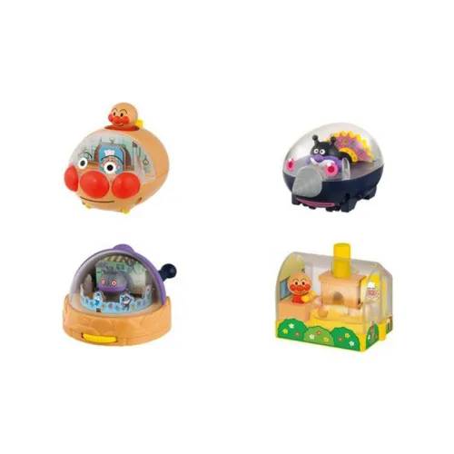 BANDAI Anpanman Механизм движения Прозрачная игра Коробка Играть Food Целая коробка 4 шт