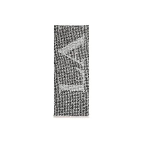Lanvin Вязаные шарфы Gray Men's