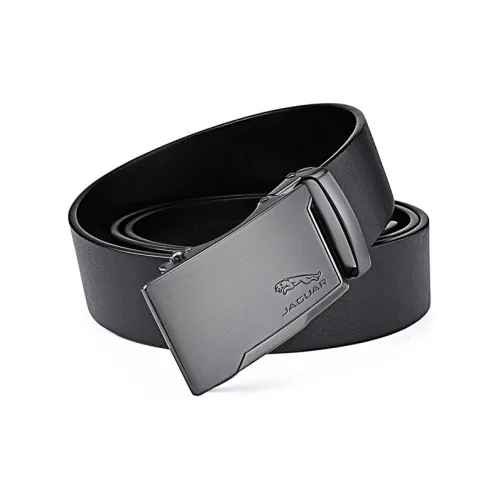 JAGUAR Ремни из коровьей кожи Мужской Черный Ширина 3,55 см