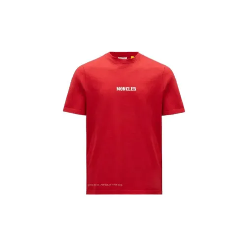 MONCLER FW22 T-Shirt Унисекс Красный