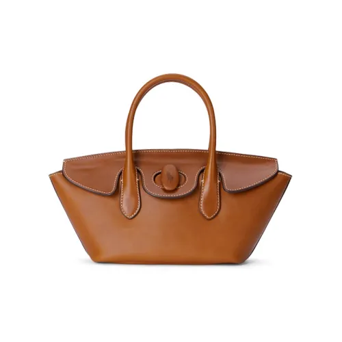 Polo Ralph Lauren Сумка через плечо из коровьей кожи женская коричневая