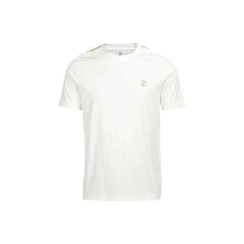 BRUNELLO CUCINELLI Белая Мужская Рубашка T