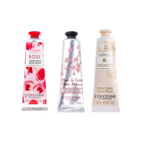 L'OCCITANE Розовый Вишневый цветок Нероли Крем для рук Уход Увлажняющий 30 мл*3