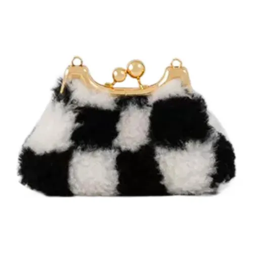 APEDE MOD Miley Шерсть Miley Сумка Сумка через плечо Мини Женская Шахматная доска Клетка