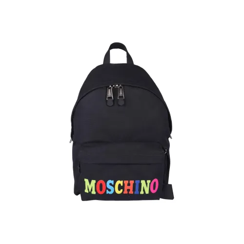 MOSCHINO Хлопок Рюкзак Мужской Черный