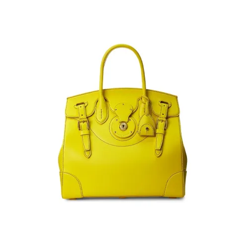 Polo Ralph Lauren Soft Ricky Коровья кожа Сумка Женская Желтая