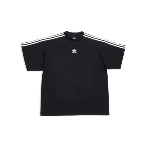 Balenciaga x Adidas FW22 T-Shirt Loose Fit Men's Black