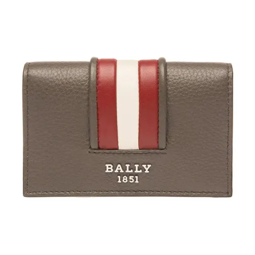 BALLY Коровья кожа Держатель для визиток Мужской Армейский зеленый