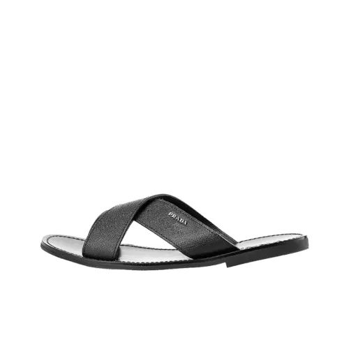 PRADA Стильные Сандалии Мужские Черные