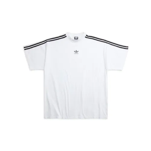Balenciaga x Adidas T-Shirt Loose Fit Men's White