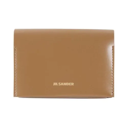 JIL SANDER Телячья кожа Кошелек Женские Коричневый