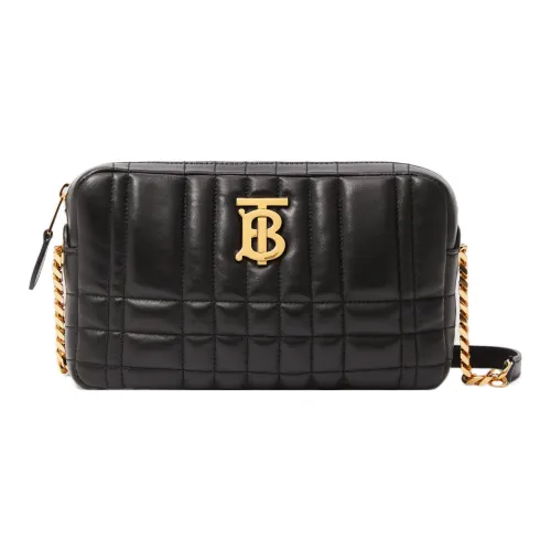 Burberry Lola Сумка из овечьей кожи Camera Сумка Сумки через плечо Сумка на плечо Женская Черная