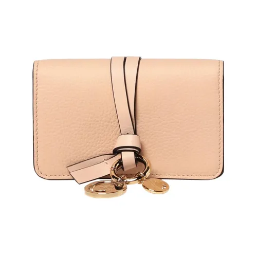 Chloe GRAIN LEATHER Монетница Женская Нюдовый