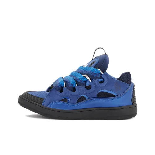 Lanvin Curb Low Топ Стильные Скейтбординги Мужской Синий