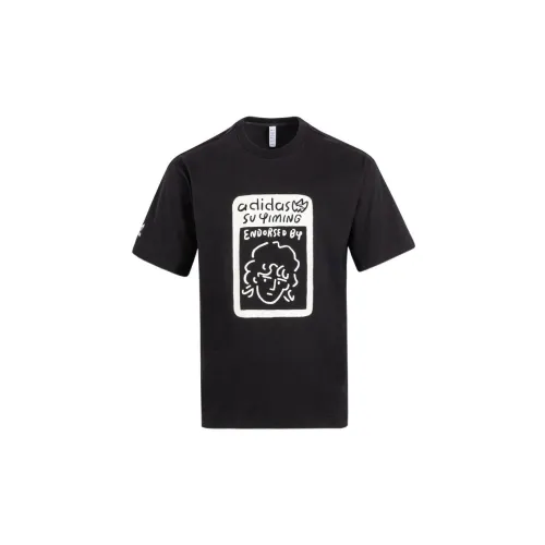 Adidas Originals x ZHANGCHANGXIONG X SUYIMING T-Shirt Унисекс Черный