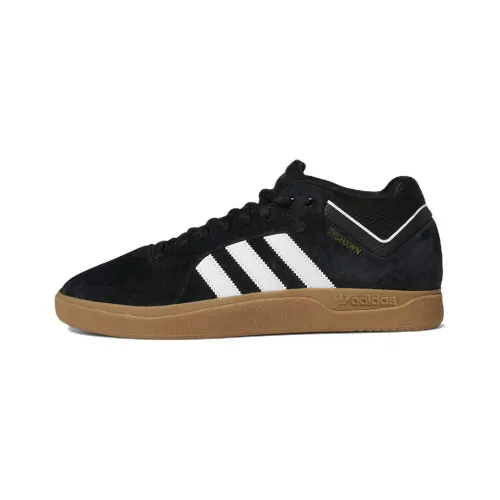 Adidas Originals Tyshawn Slip-Resistant Abrasion-Resistant Легкие Низкие Кроссовки для Скейтбординга Черные