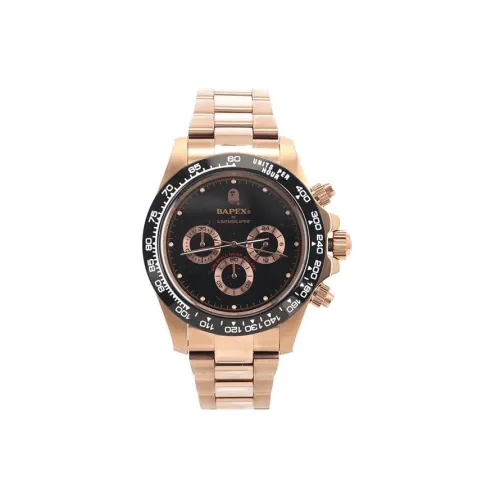 A BATHING APE Кварцевый механизм нержавеющая сталь ремешок унисекс черный 1H30 182 020