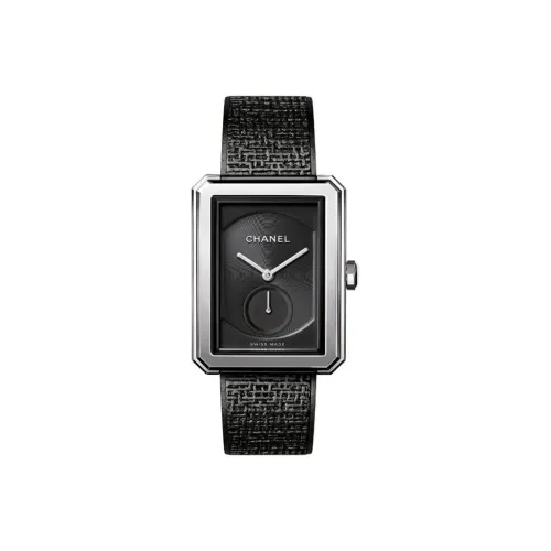 CHANEL Ручной Механический Movement Женские Часы BOY FRIEND 37mm*28,6mm Черные
