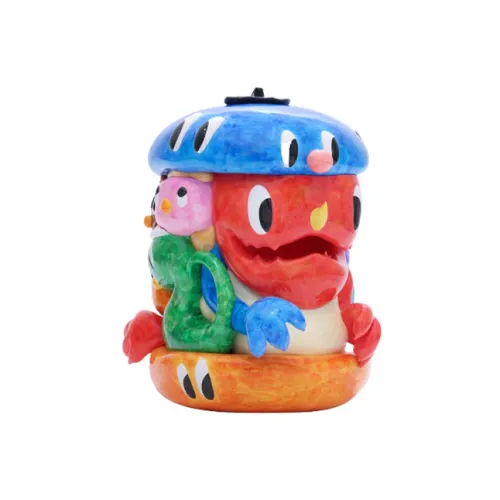 POP MART Inner Flow X Bozó SCULPTURE 14 GUYS Модные Фигурки 26 см