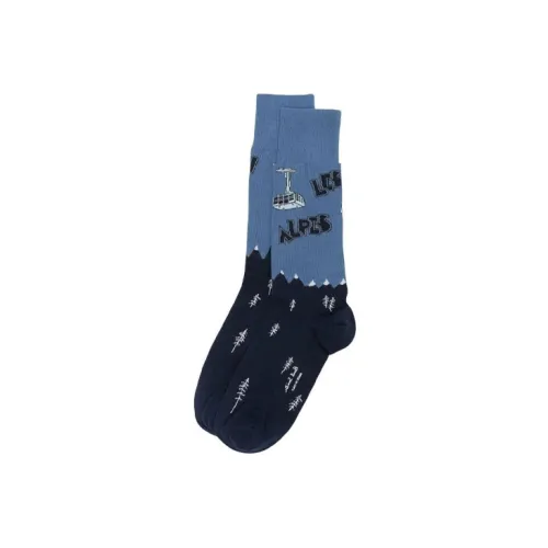 Paul Smith 1 Pack Blue Men's Mid Shin Sock