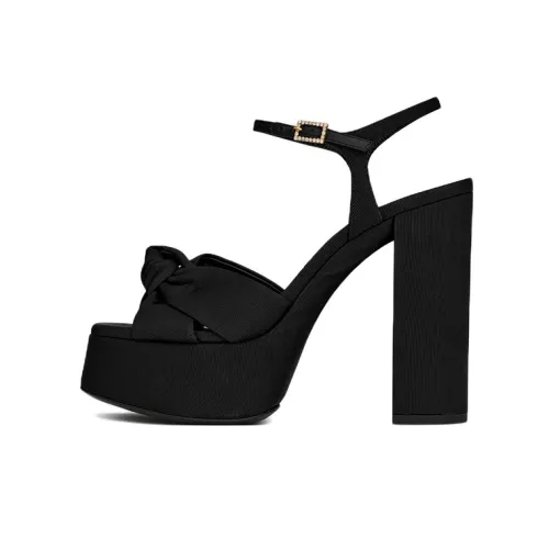 SAINT LAURENT Bianca One Strap Sandals Women's Black