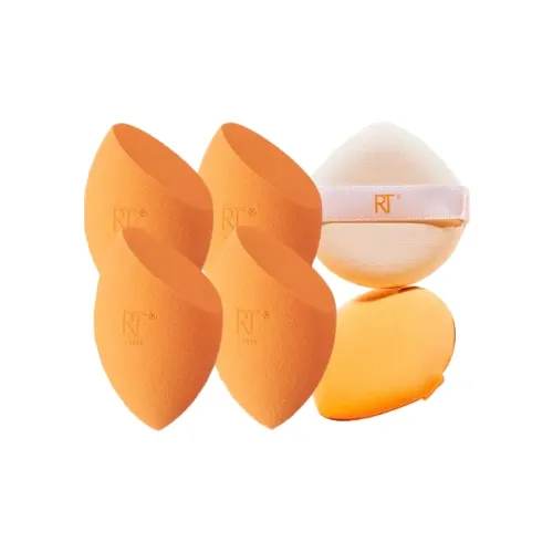 Real Techniques Макияж Губка Розовый Комбинация MAKE UP Инструменты Нет Розовый 6 Штук Набор