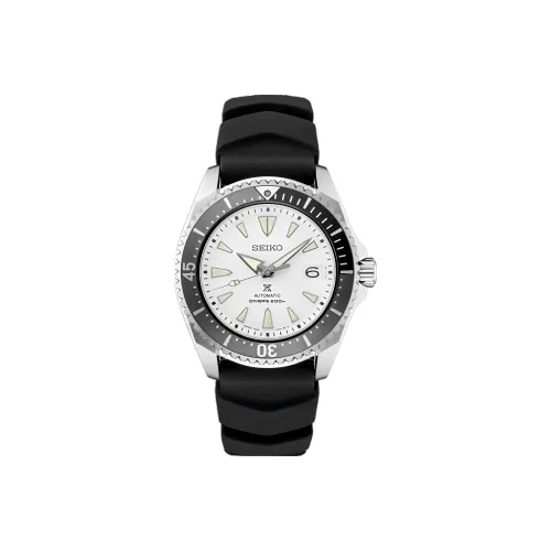 SEIKO Автоматический Механический Механизм Мужские Часы 43,5 мм Белый