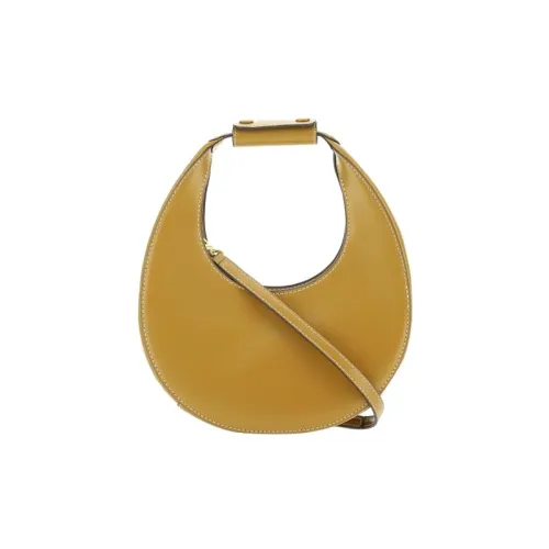 Staud Коровья кожа Полумесяц Сумка Через плечо Одно плечо Сумка Женская Апельсин