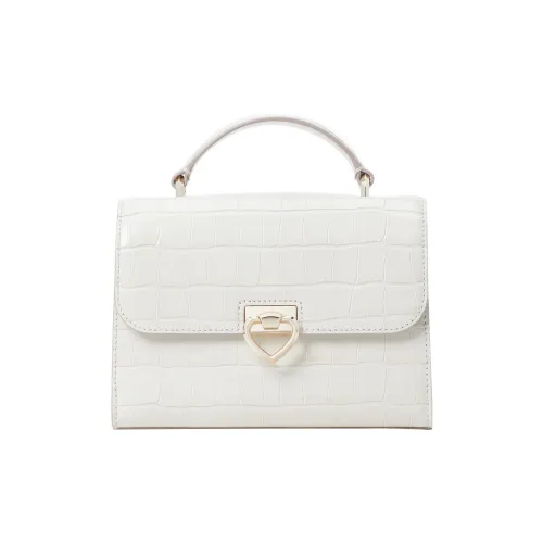 Kate Spade Шелк Через плечо Одно плечо Сумка Маленькая Женская Белая