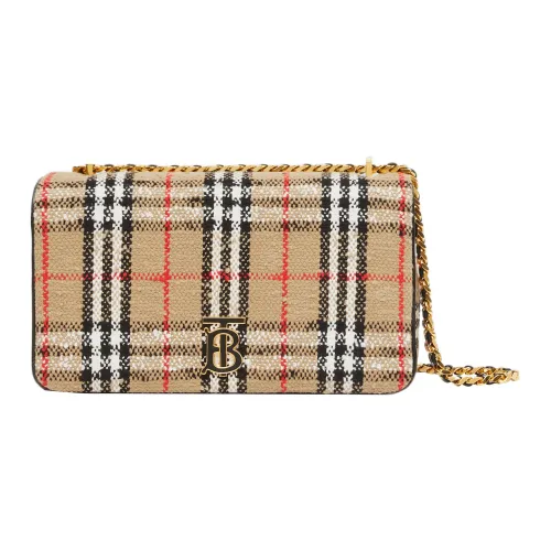 Burberry Lola Сумка Цветочный Твид Сумка через плечо Средний Женская Коричневая