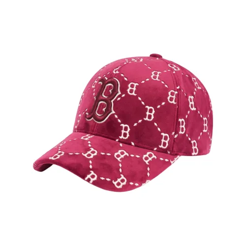 Бейсбольные кепки MLB Base Logo из хлопка унисекс розовый красный