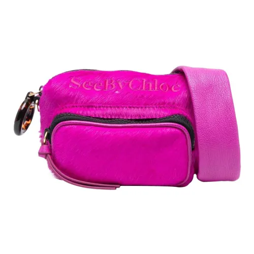 See By Chloe Сумка через плечо из козьей и телячьей кожи женская фуксия