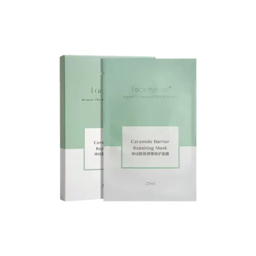 Face Symbol Ceramide Barrier Ремонт Маски для лица Успокаивающий Увлажняющий Гидратирующий 25 мл 25 мл*5 шт