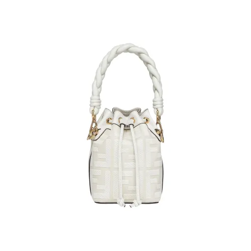 FENDI Mon Tresor Холст Ткань с Коровьей Кожей And Овчина