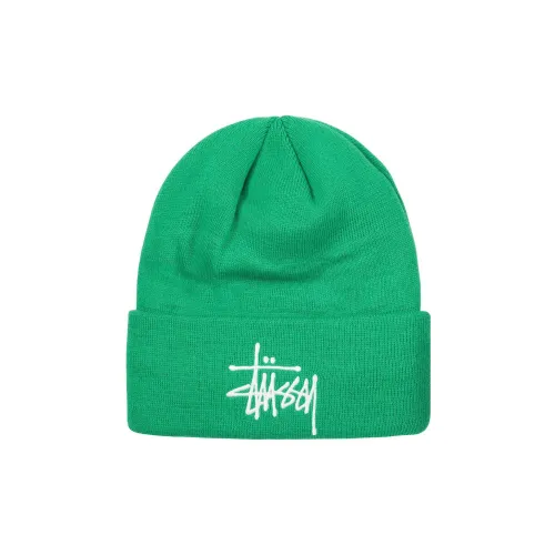 Stussy Акриловая Шапка-Бини Зеленая Унисекс