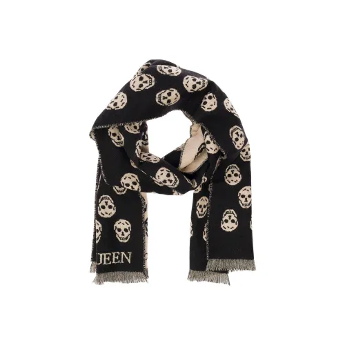 Alexander McQueen Шерсть Вязаные Шарфы Мужской Черный
