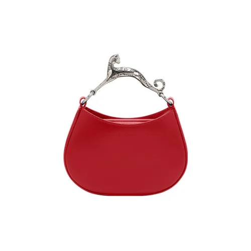 Lanvin Телячья кожа Сумка-хобо Сумка на плечо Сумка через плечо Женская Красная