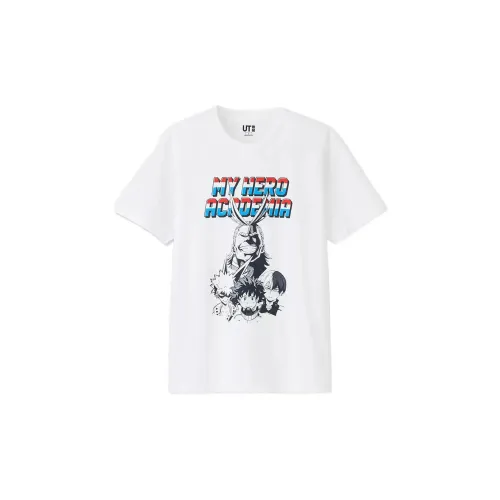 UNIQLO FW22 Облегающая прямая рубашка T унисекс белая