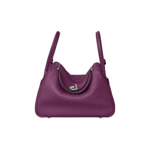 HERMES Lindy Телячья кожа Taurillon Clemence Портативная Сумка через плечо Сумка на плечо Женская