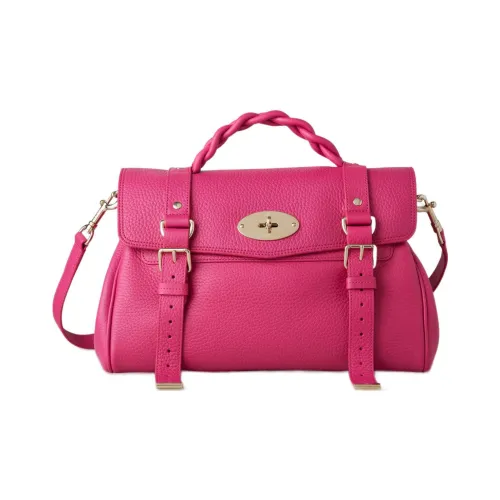 Mulberry Alexa Coarse GRAIN LEATHER Сумка через плечо Сумка Женская Розовая