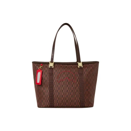 SPRAYGROUND Ткань с Веганской Кожей Тоут Сумка Сумка для покупок Сумка через плечо Сумка стандартная женская коричневый