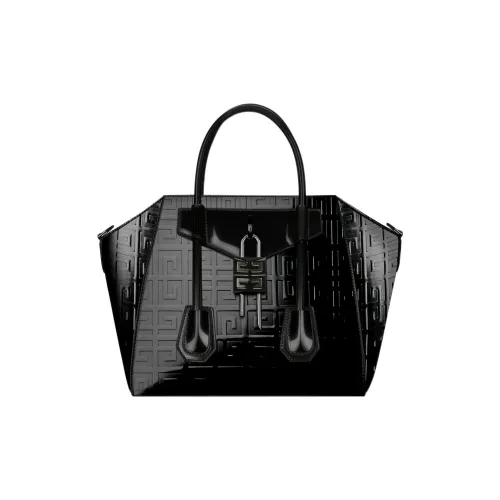 GIVENCHY Antigona Lock4G Телячья кожа Сумка через плечо Сумка Мини Женская Черная