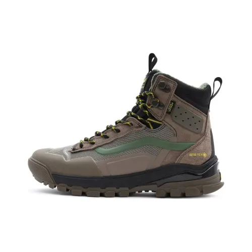 Vans UltraRange Collection EXO Hi Gore tex MTE 3 High Топ Уличная обувь Унисекс Коричневато-черный Желтый