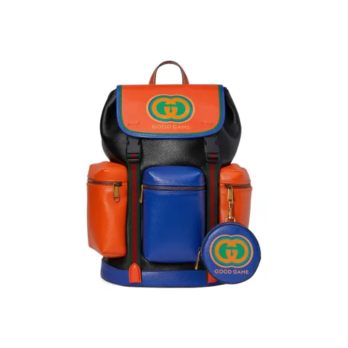 GUCCI Кожа Рюкзак Мужской Оранжевый Черный