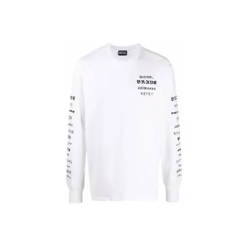 DIESEL Белая Мужская T-Рубашка