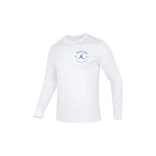 Джордан M J Df Sprt Bc Gfxls Crew Белый Мужской T Рубашки