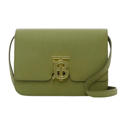 Burberry Телячья кожа Сумка через плечо Маленькая Женская Еловый зеленый
