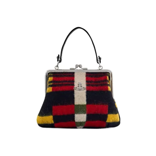 Vivienne Westwood Granny Frame PU (полиуретан) Пельмени Сумка Сумка через плечо Сумка Обычная Женская Многоцветная