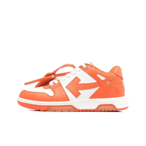 Off Белый Out Of Office Низкий Топ Стильные Скейтбординги Мужской Оранжевый Белый