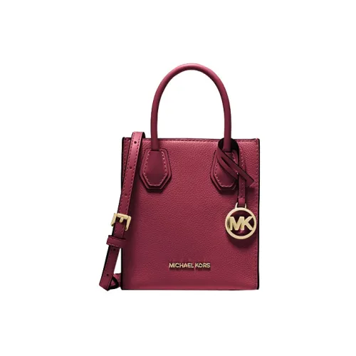 MICHAEL KORS Mercer Кожа Аккордеонная Сумка Сумка Сумка через плечо Сумка через плечо Экстра Маленькая Женская Фуксия